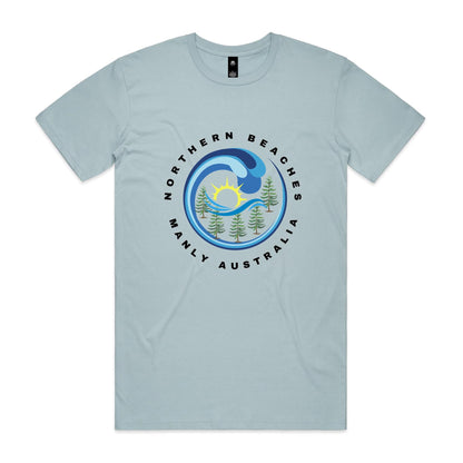Lost Manly custom logo edition Manly AS Colour Staple Tee - Lost Manly Shop