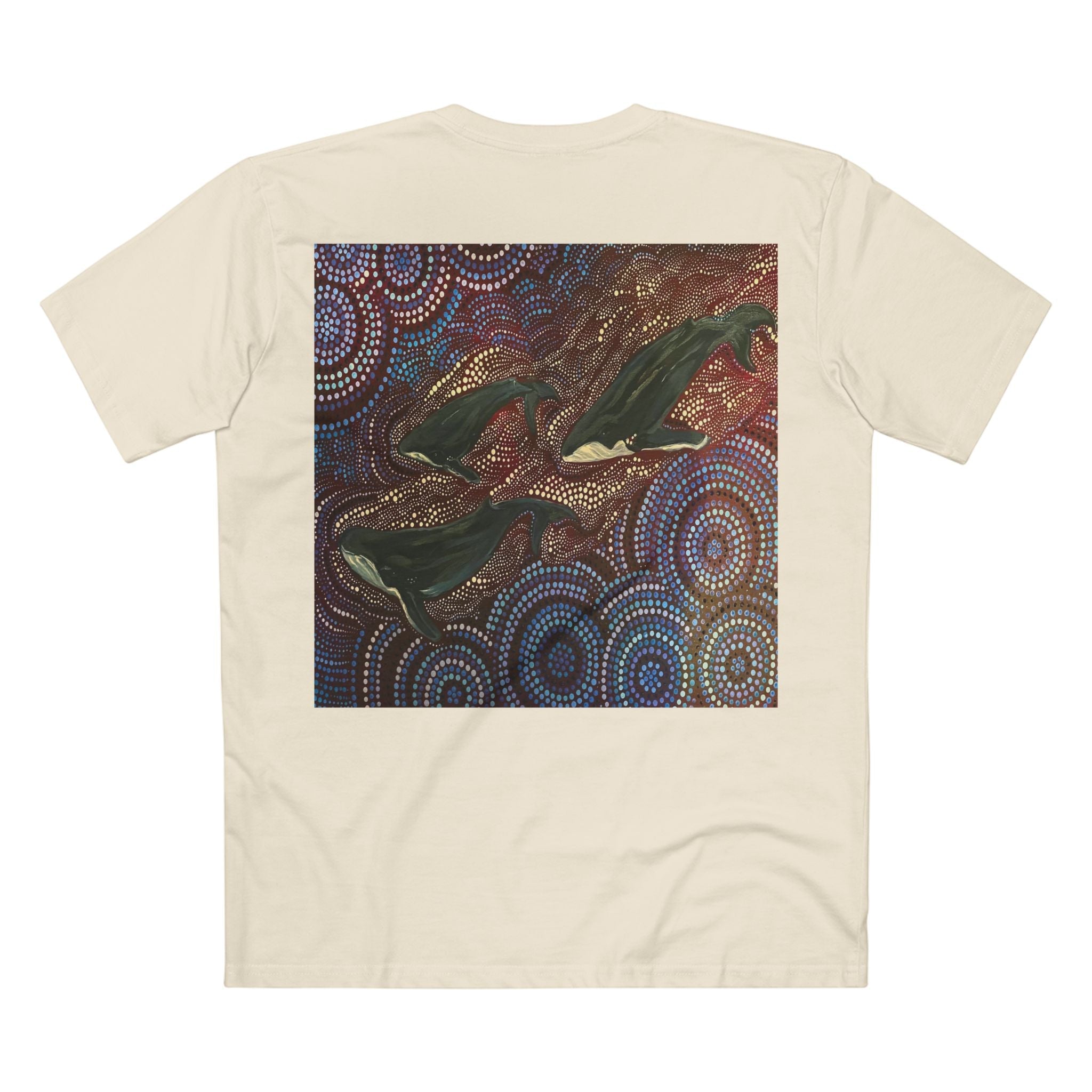 Northern Beaches Sydney Australia Whales at Long Reef Art Printed T-Shirt Printify