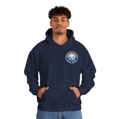 Lost Manly custom Northern Beaches Dee Why front and back logo edition Hoodie - Lost Manly Shop