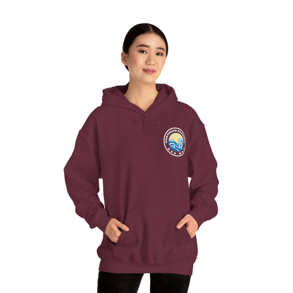 Lost Manly custom Northern Beaches Dee Why front and back logo edition Hoodie - Lost Manly Shop