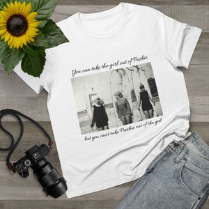 Vintage Women’s Maple Tee - ‘You Can Take the Girl Out of Freshie’ Graphic T-Shirt 