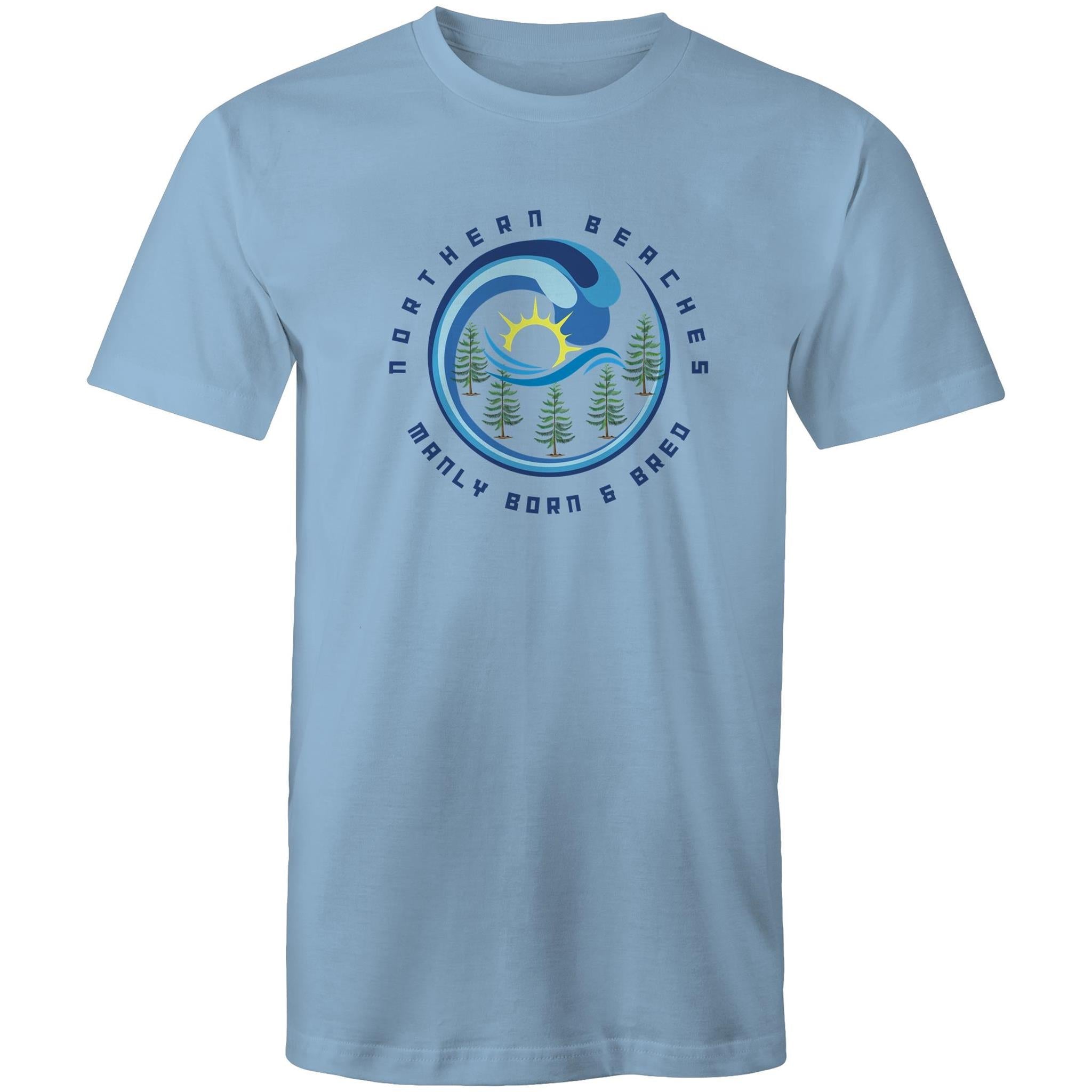 Manly Born n Bred Northern Beaches Sydney Australia Printed Logo T-Shirt Ogo Merch