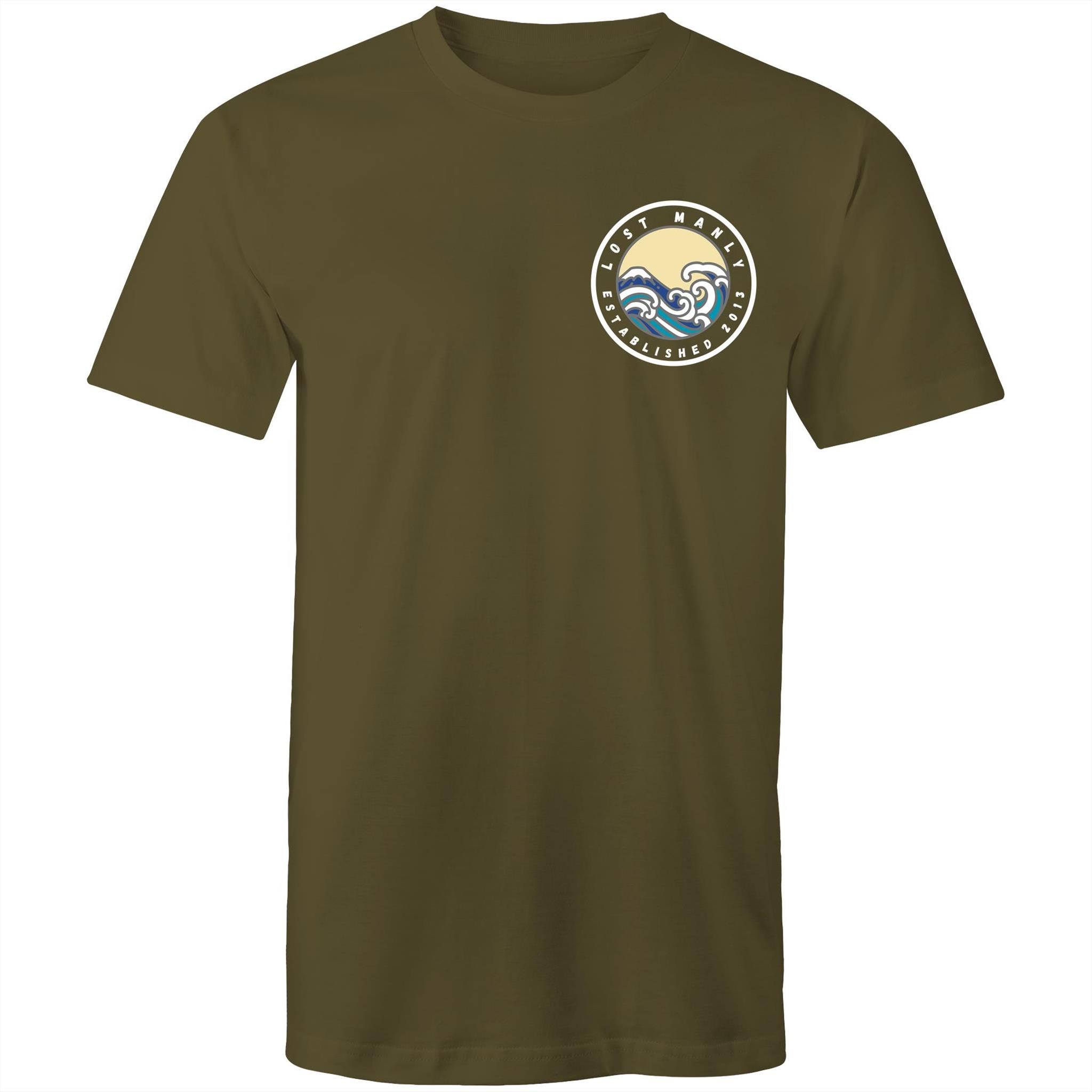 Lost Manly Northern Beaches Sydney Australia Printed Logo T-Shirt Ogo Merch