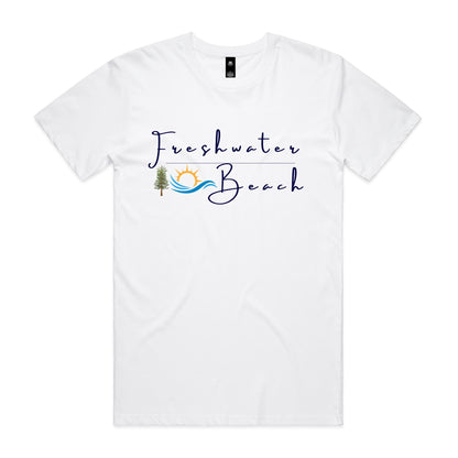 Freshwater Beach custom logo collection Comfy Cotton Tee - Lost Manly Shop
