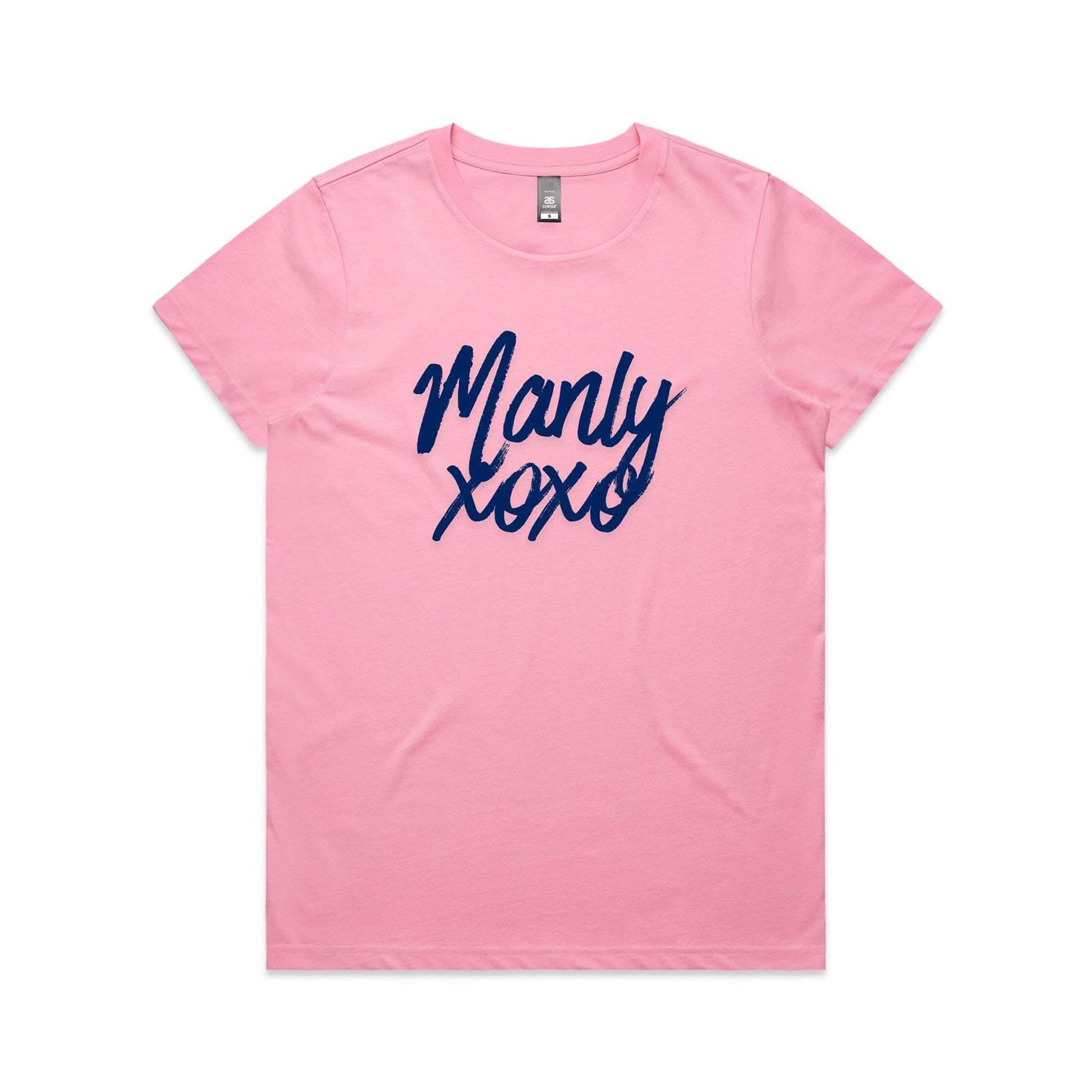 Lost Manly Custom Logo Manly xoxo Edition AS Colour Women's Maple Tee - Lost Manly Shop