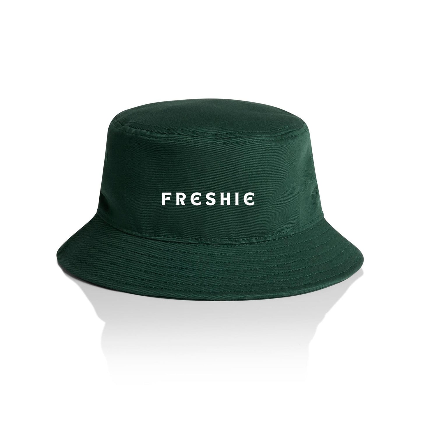 AS Colour Bucket Hat FRESHIE custom logo white font 