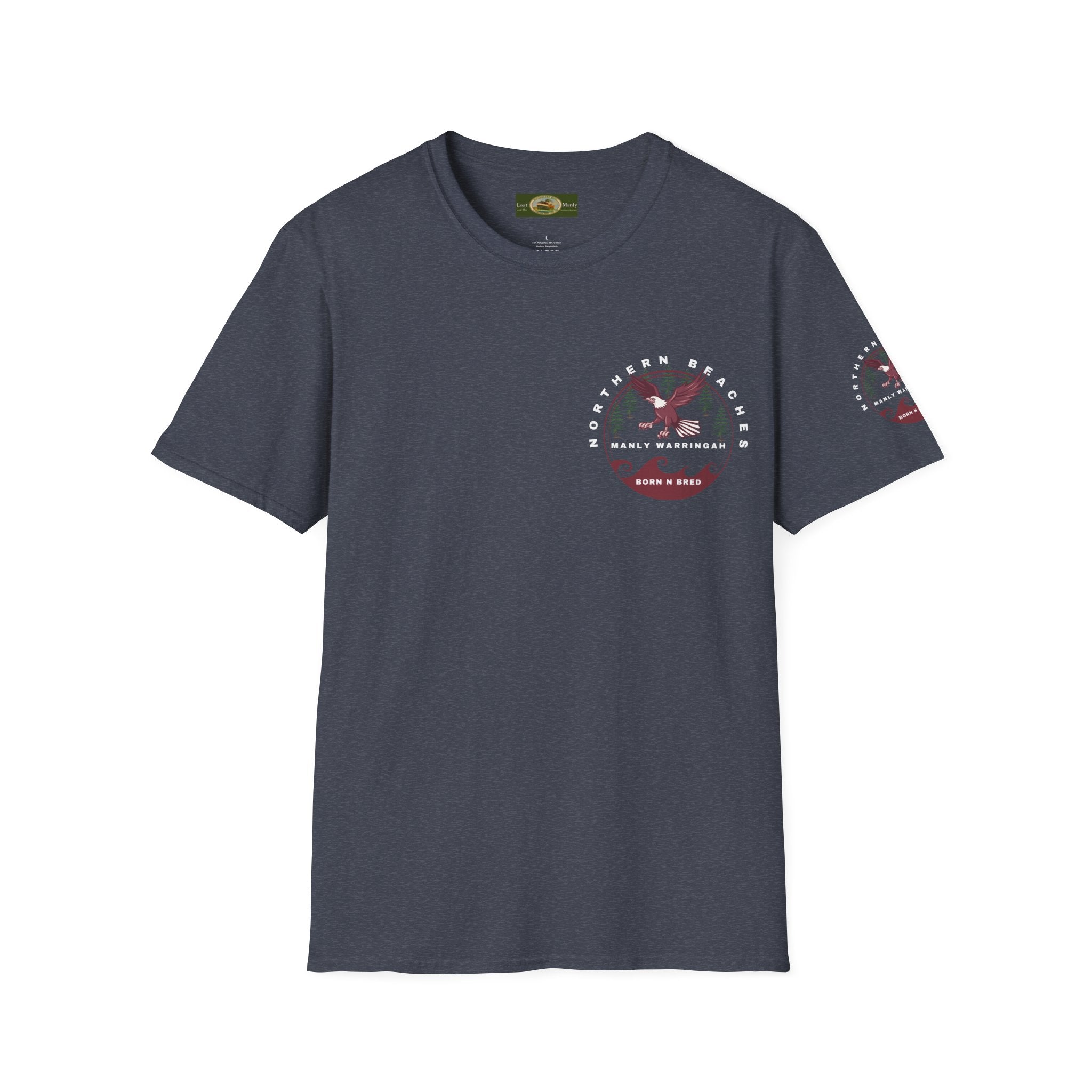 Manly Warringah Born and Bred Unisex T-Shirt Printify