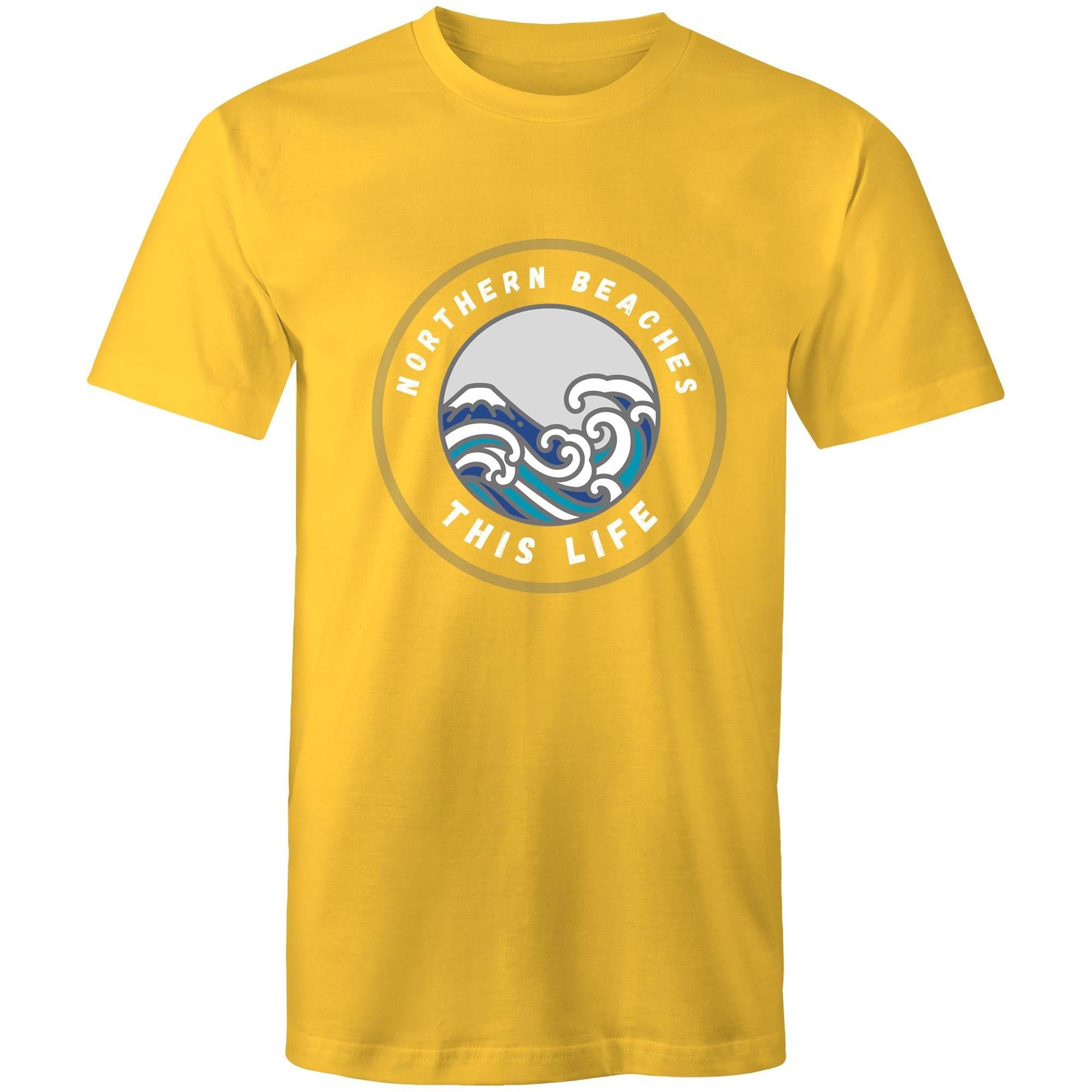 Northern Beaches This Life custom logo printed on AS Colour Staple - Mens T-Shirt 