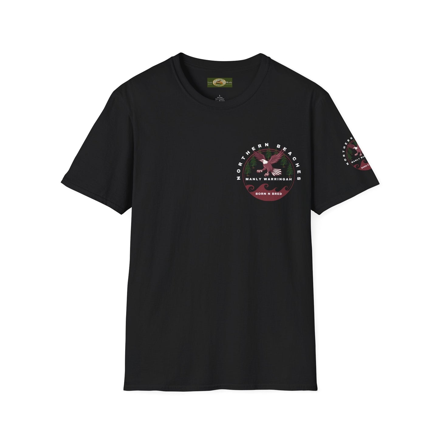 Manly Warringah Born and Bred Unisex T-Shirt Printify