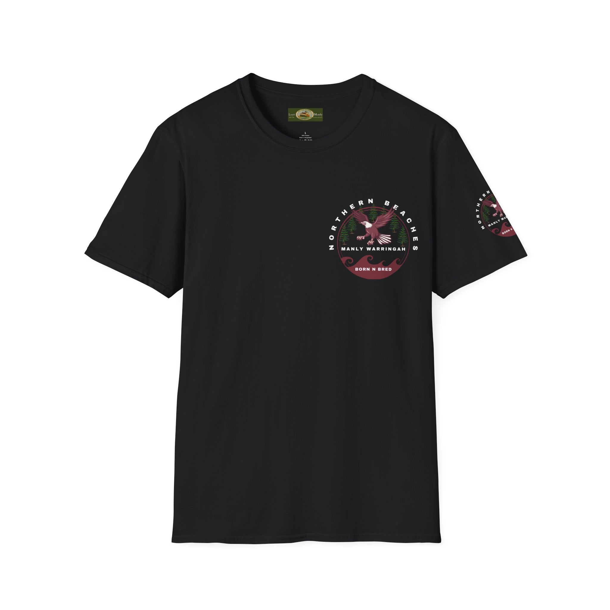 Manly Warringah Born and Bred Unisex T-Shirt Printify