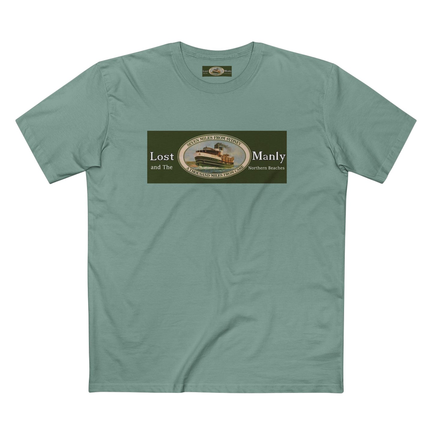 Lost Manly T-Shirt Original Lost Manly Trademark Custom Logo Limited Edition - Lost Manly Shop