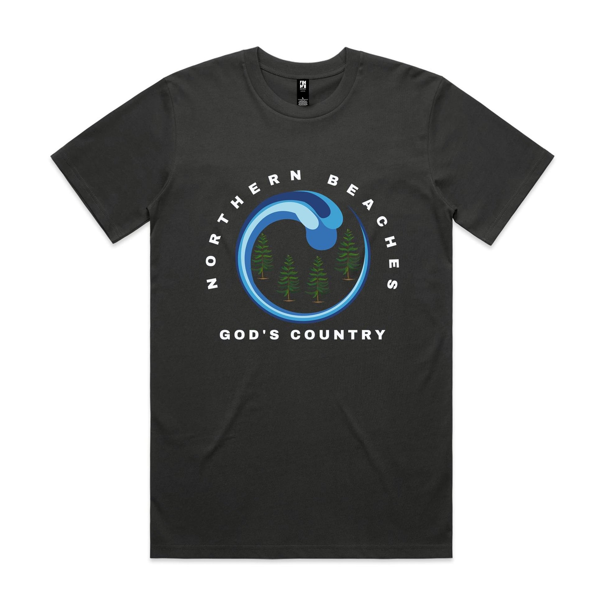 Lost Manly custom logo God's Country edition AS Colour - Classic Tee - Lost Manly Shop