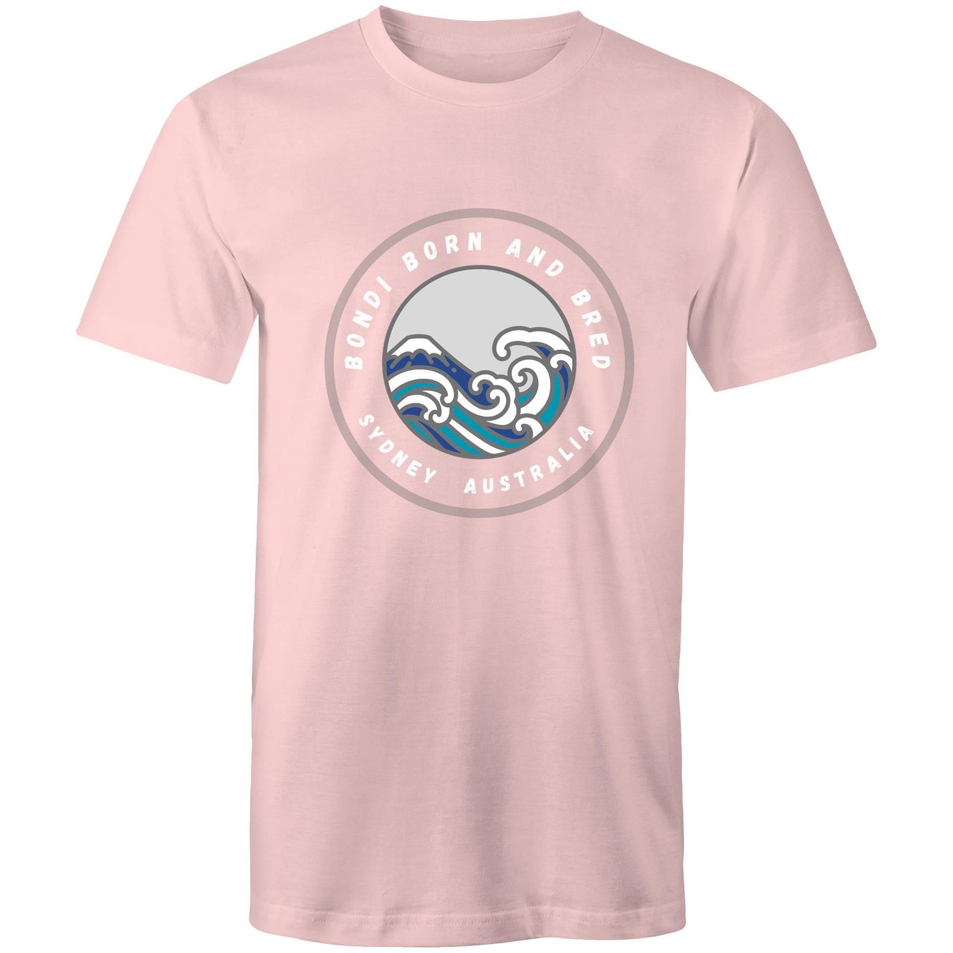 AS Colour Staple - Mens T-Shirt Bondi Born and Bred custom logo front Ogo Merch