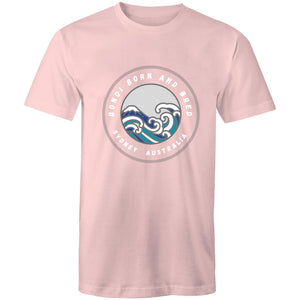 AS Colour Staple - Mens T-Shirt Bondi Born and Bred custom logo front Ogo Merch