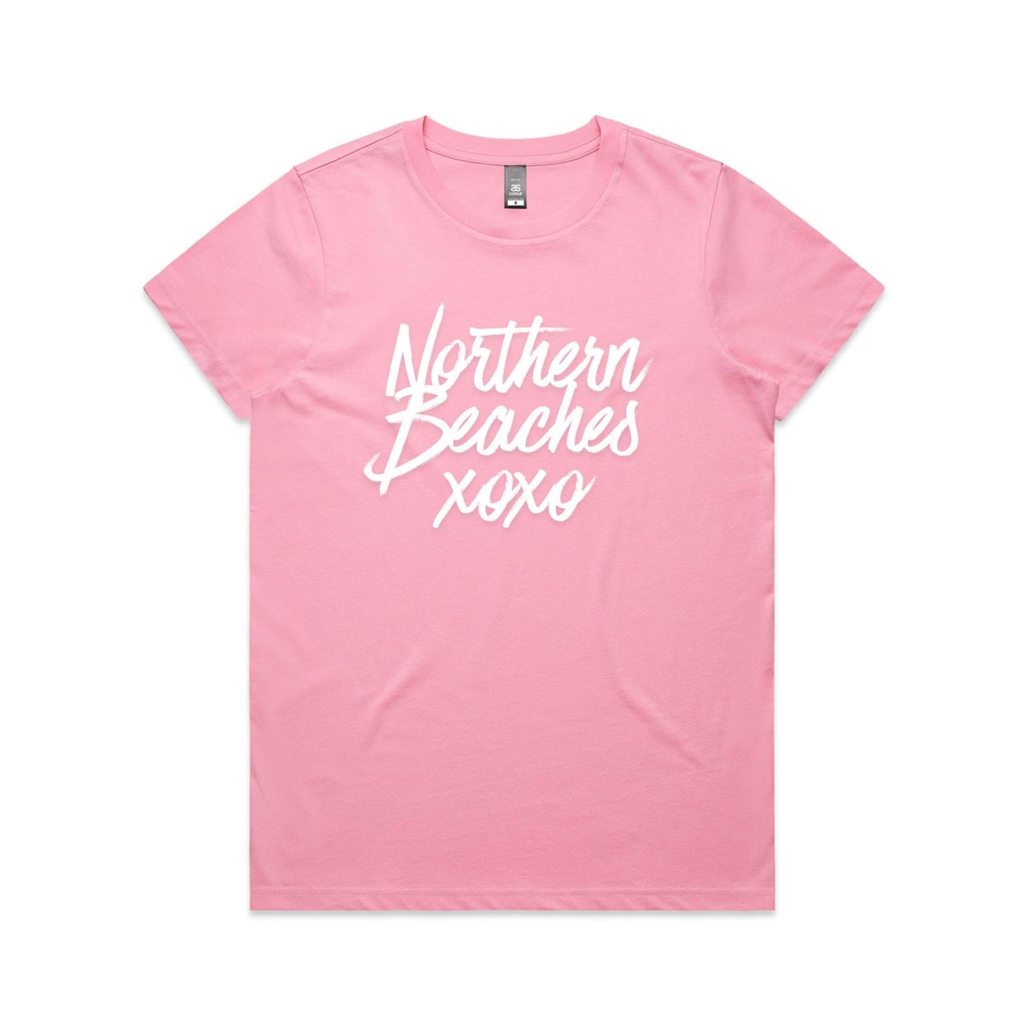 Lost Manly custom logo Northern Beaches xoxo edition AS Colour Women's Maple Tee - Lost Manly Shop