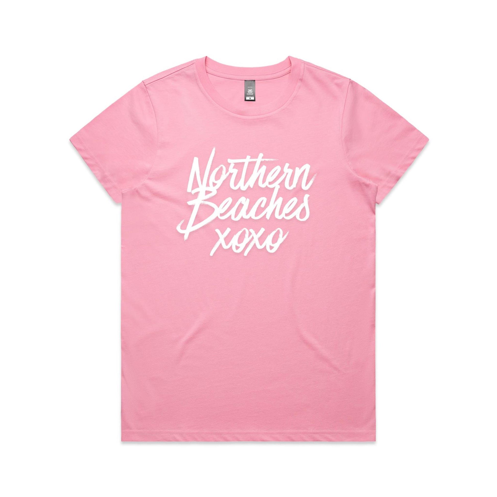 Lost Manly custom logo Northern Beaches xoxo edition AS Colour Women's Maple Tee - Lost Manly Shop