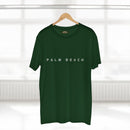 Palm Beach custom logo print Lost Manly label on Adult Staple Cotton T-Shirt Printify