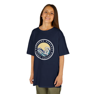 Ocean Wave Kids Cotton Tee – Northern Beaches logo 
