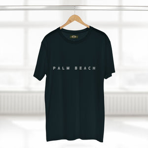 Palm Beach custom logo print Lost Manly label on Adult Staple Cotton T-Shirt Printify