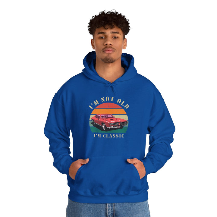 Vintage Classic Humour Logo Hoodie 
