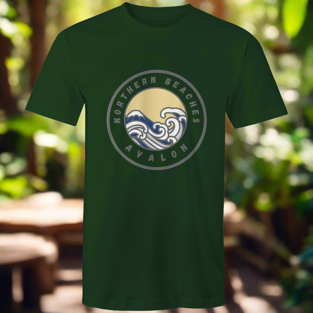 AS Colour Staple - Mens T-Shirt Avalon logo front - Lost Manly Shop