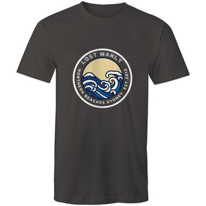 Lost Manly Northern Beaches Sydney Australia Printed Logo T-Shirt Ogo Merch