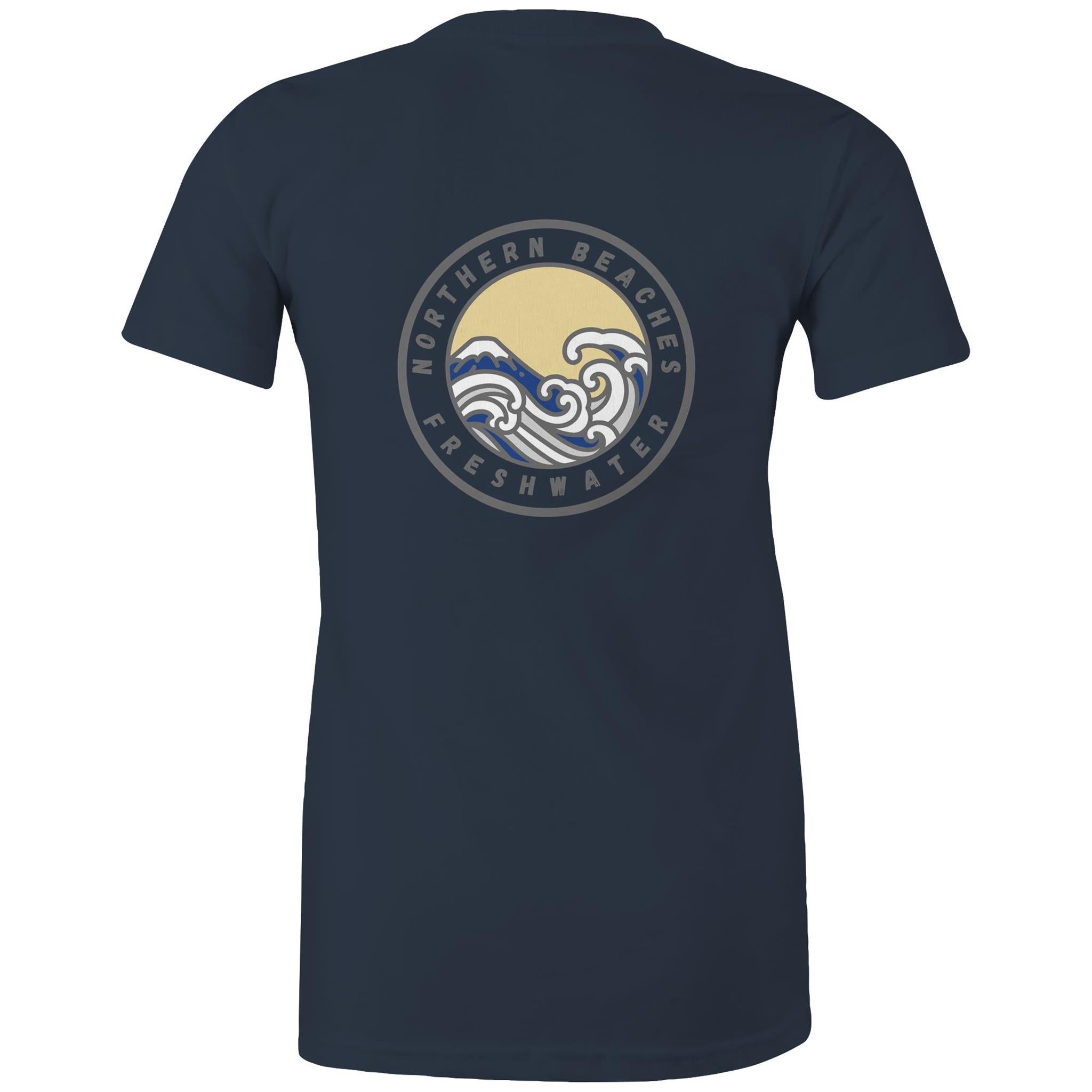 AS Colour Cotton Women's Maple Tee Freshwater logo - Lost Manly Shop