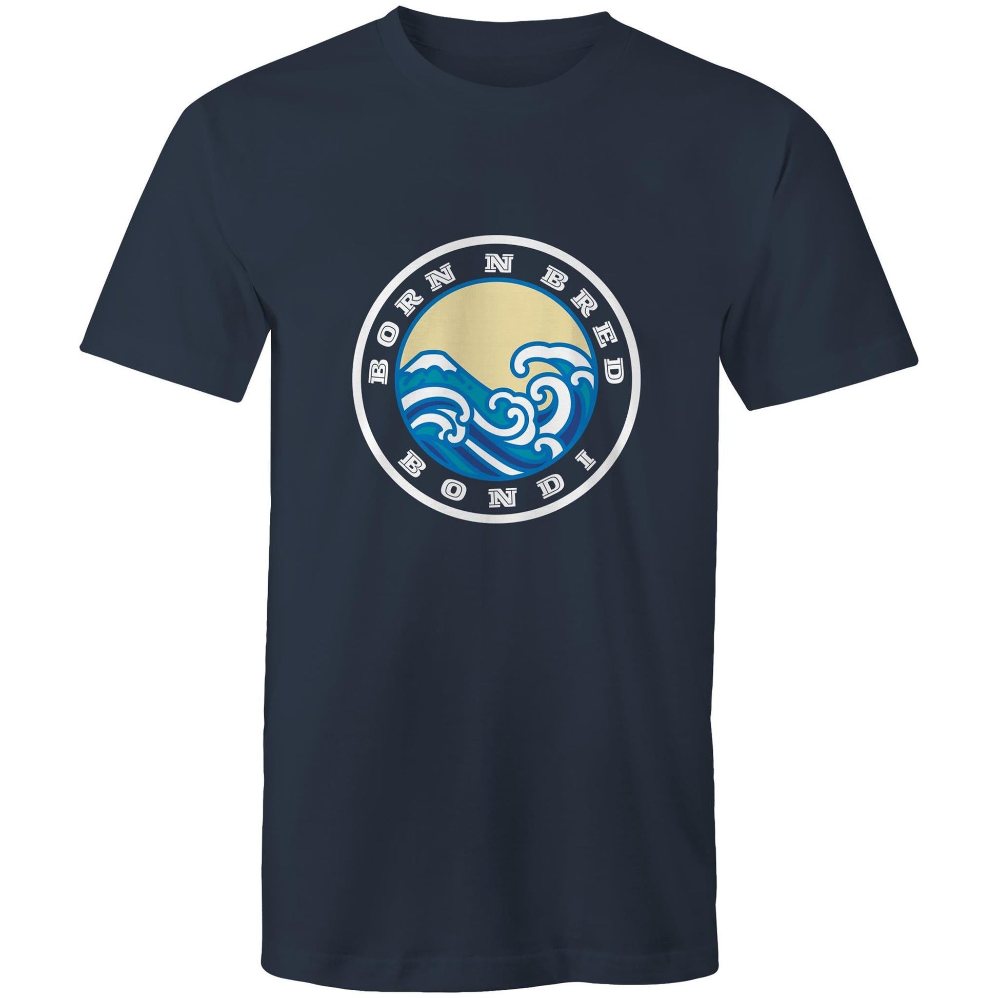 Born n Bred Bondi custom logo printed on AS Colour Staple - Mens T-Shirt 