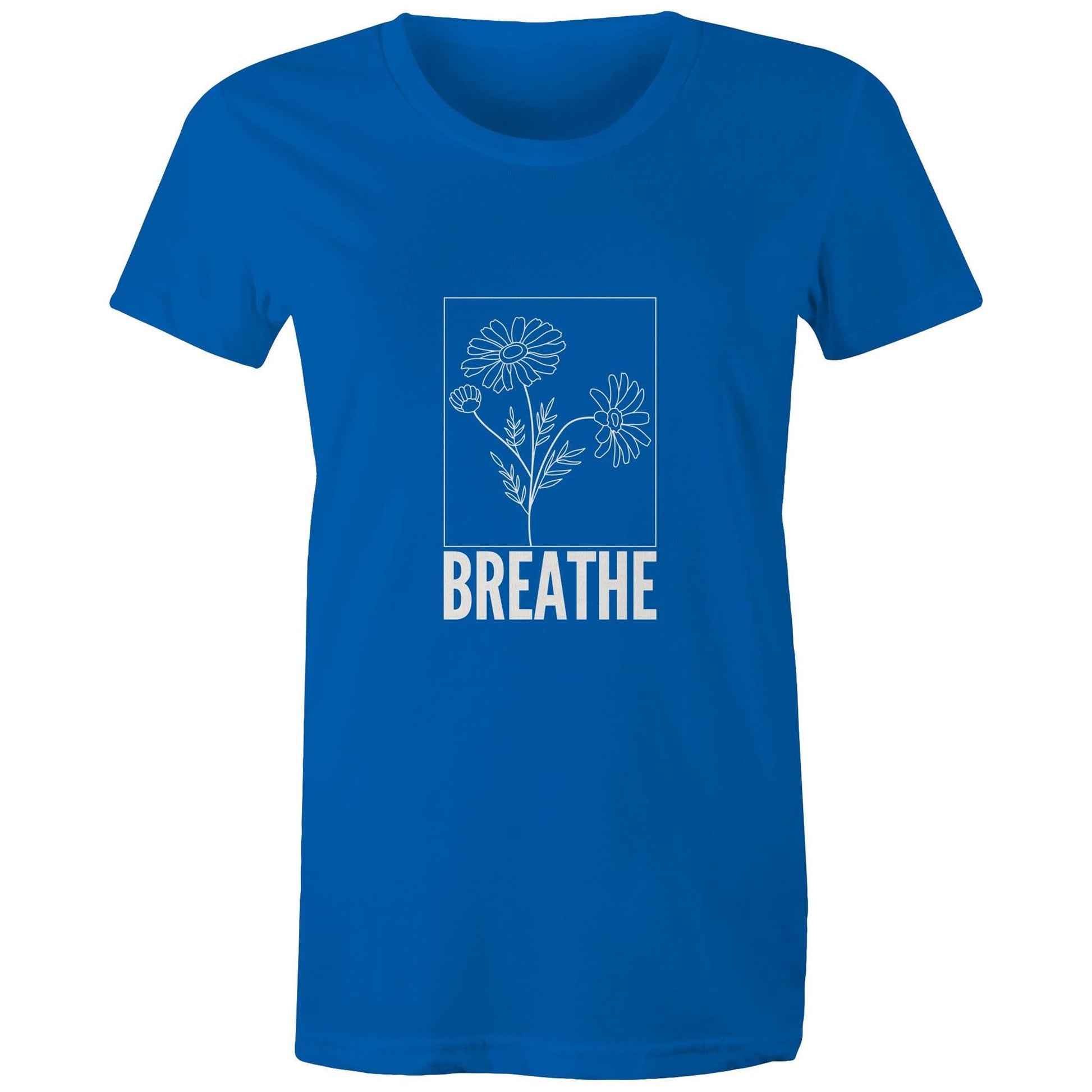 Maple Tee Breathe logo print 