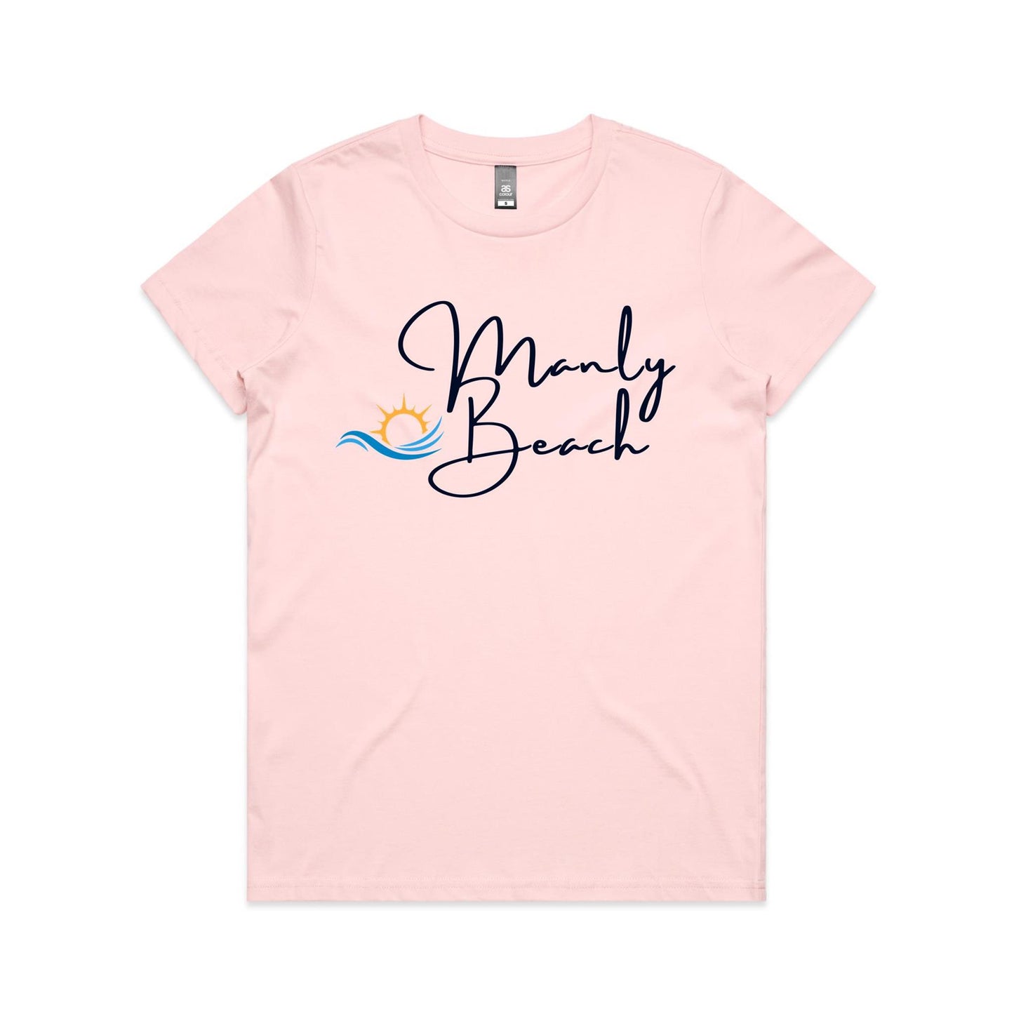 Lost Manly Custom Manly Beach Logo Limited Edition AS Colour Women's Maple Tee - Lost Manly Shop
