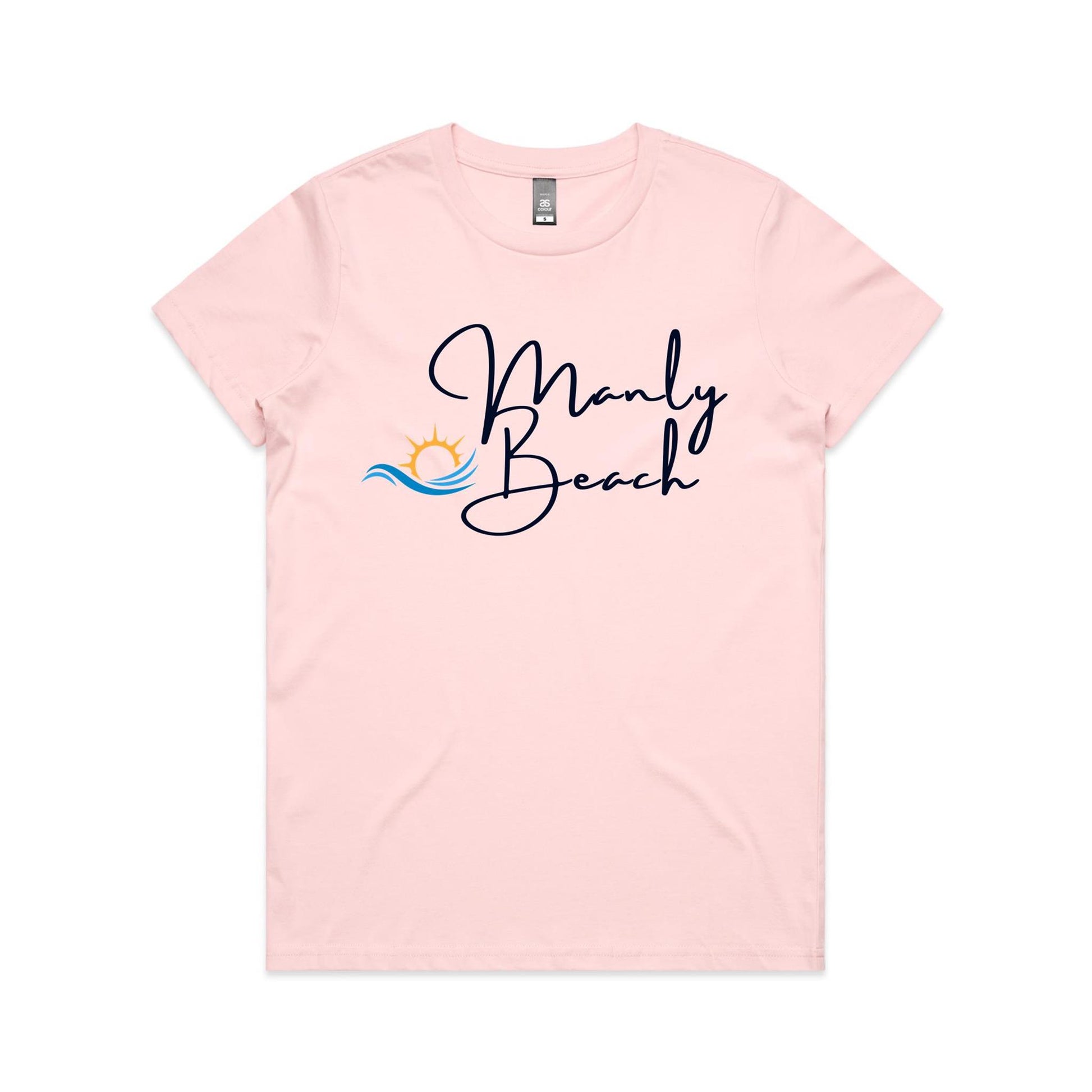 Lost Manly Custom Manly Beach Logo Limited Edition AS Colour Women's Maple Tee - Lost Manly Shop
