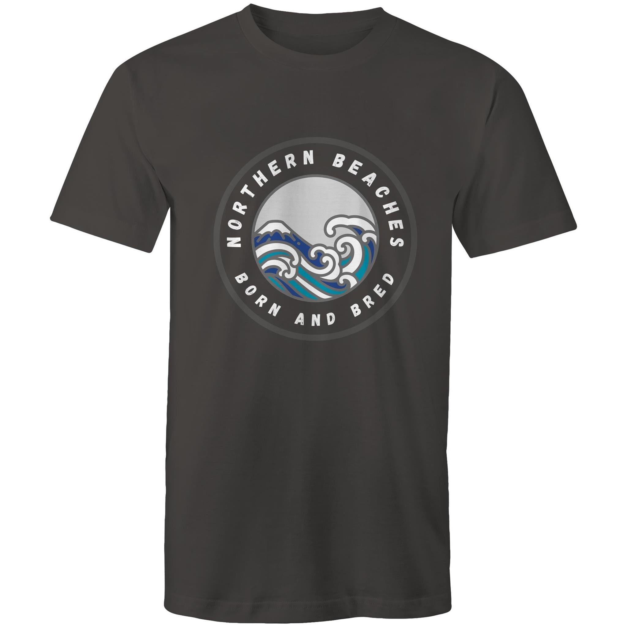 Northern Beaches Born and Bred custom logo printed on AS Colour Staple - Mens T-Shirt 