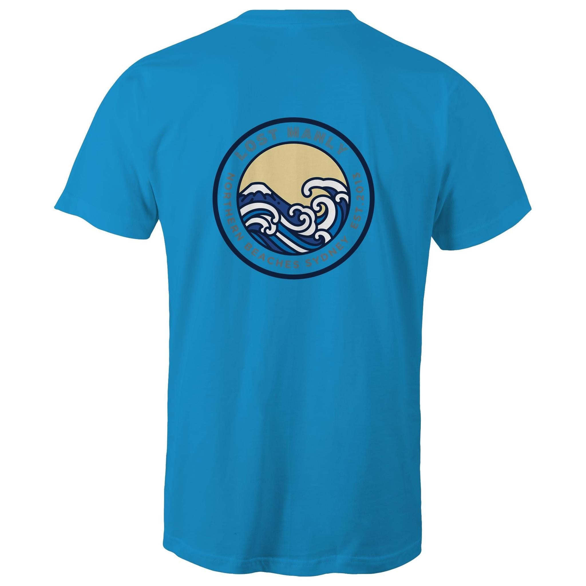Lost Manly Northern Beaches Sydney Australia Printed Logo T-Shirt Ogo Merch