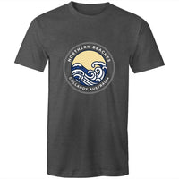 Mens Cotton T-Shirt Northern Beaches Collaroy logo - Lost Manly Shop