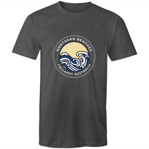 Mens Cotton T-Shirt Northern Beaches Collaroy logo - Lost Manly Shop