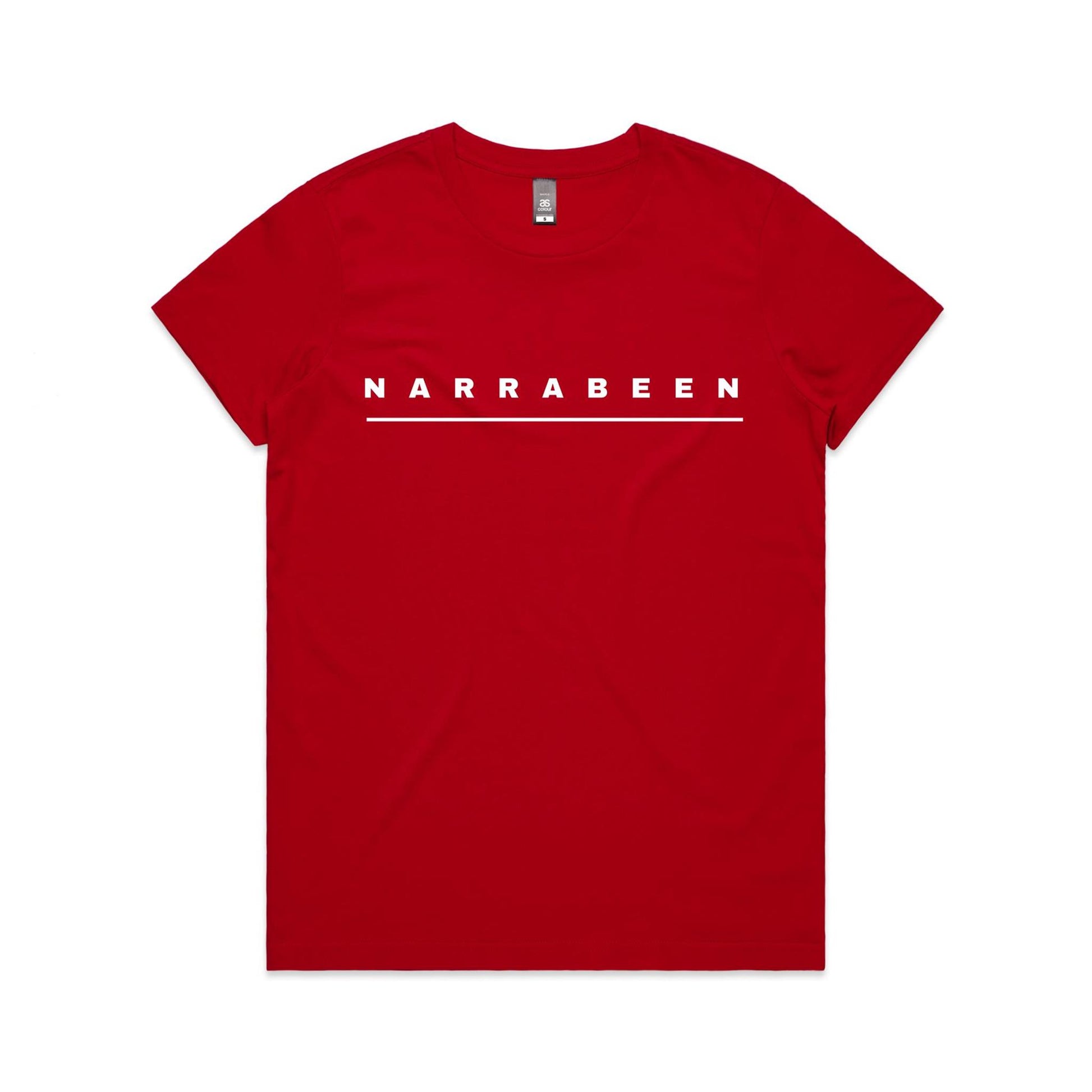 Lost Manly custom logo Narrabeen edition AS Colour Women's Maple Tee - Lost Manly Shop