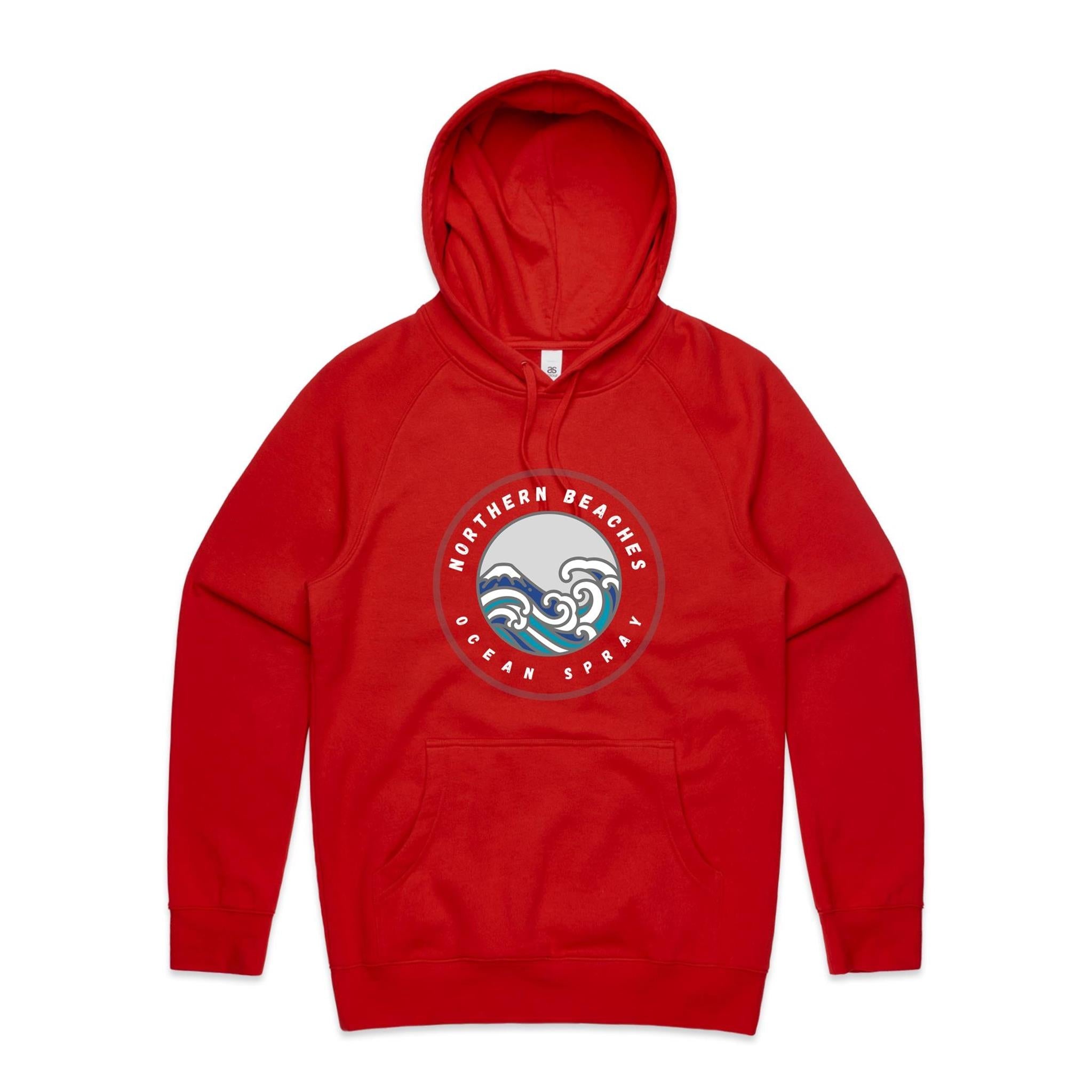 Northern Beaches Ocean Spray Mid-Weight Regular Fit Hoodie XS-5XL 