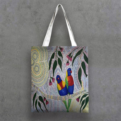 Tote Bags featuring double sided printed Sydney Harbour & Northern Beaches Authentic Coastal Art 
