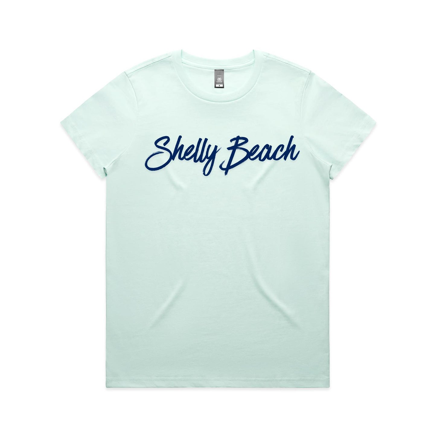 Lost Manly Custom Shelly Beach Logo Edition AS Colour Women's Maple Tee - Lost Manly Shop