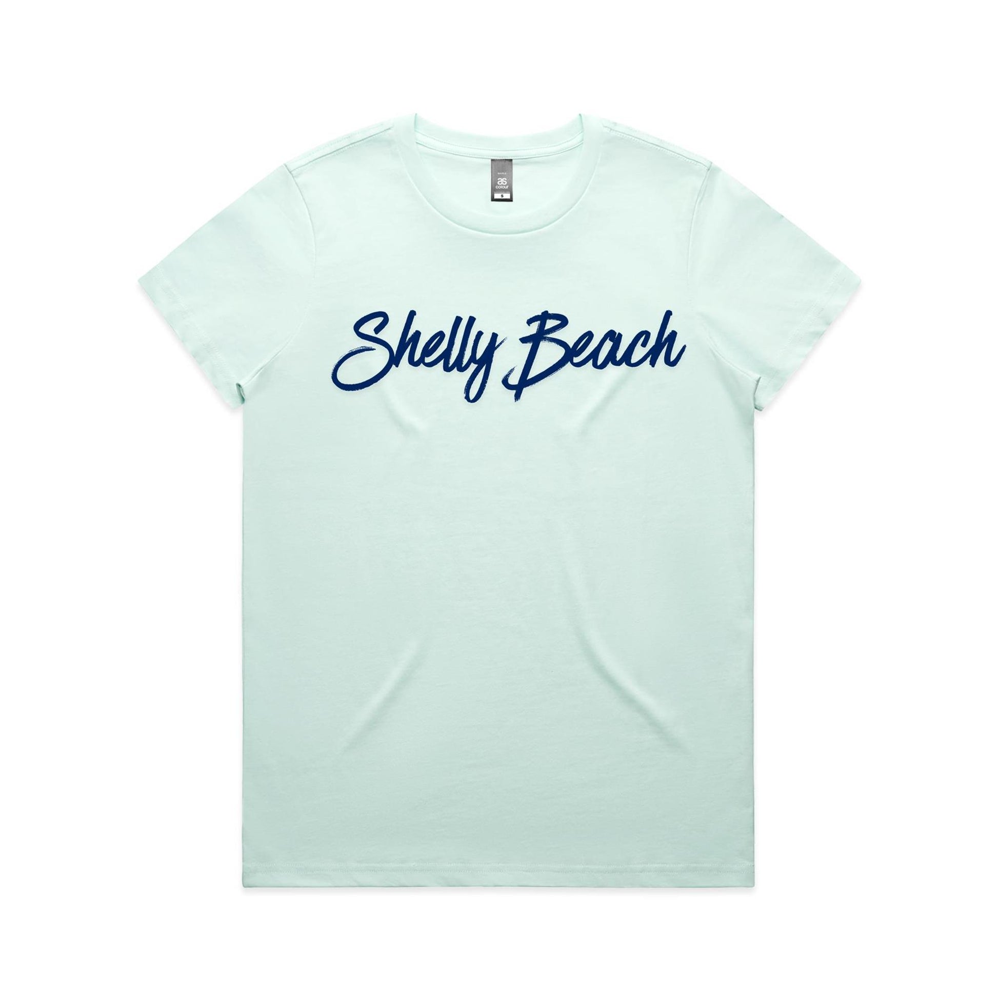 Lost Manly Custom Shelly Beach Logo Edition AS Colour Women's Maple Tee - Lost Manly Shop