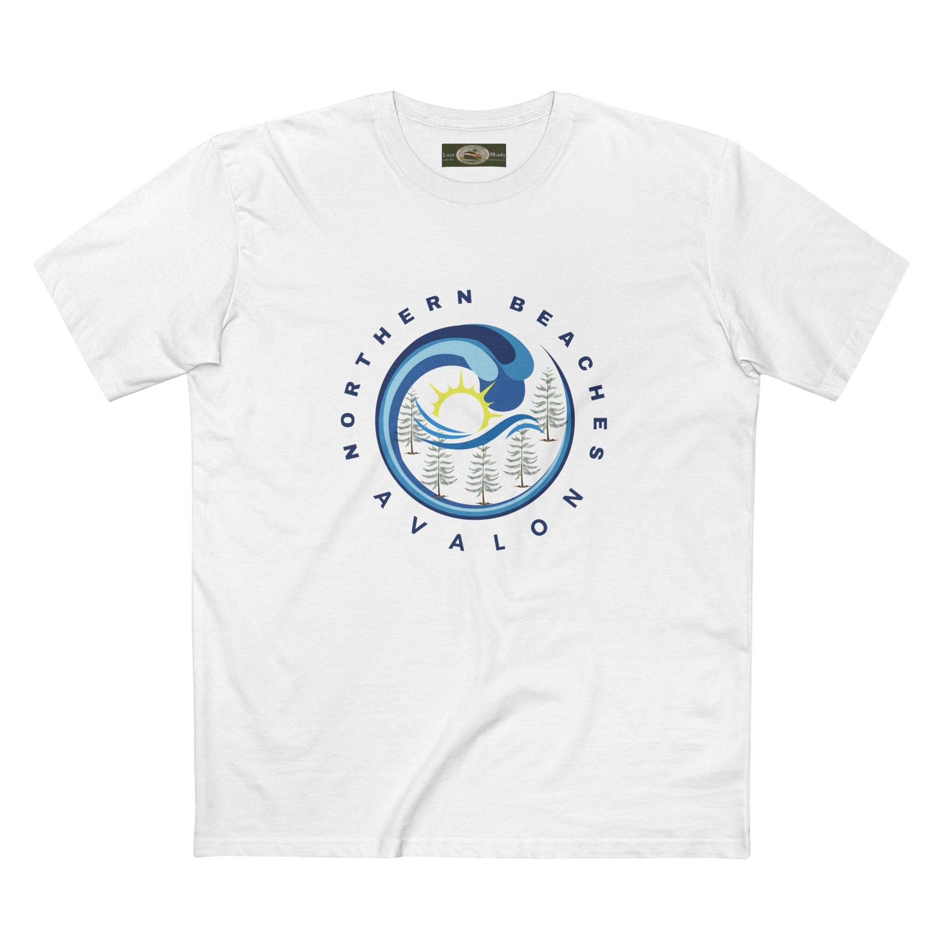 Lost Manly Northern Beaches original Avalon Custom Logo edition T-Shirt - Lost Manly Shop