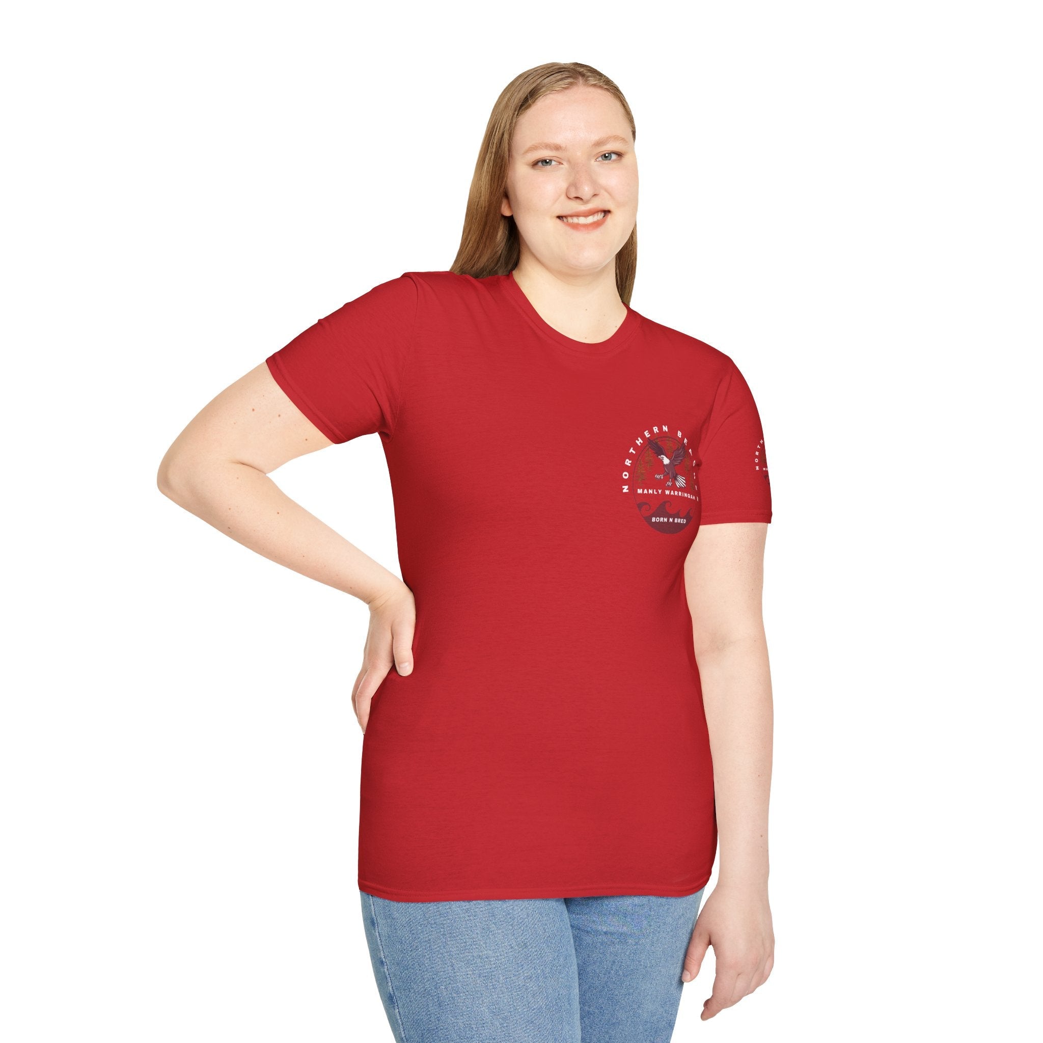 Manly Warringah Born and Bred Unisex T-Shirt Printify