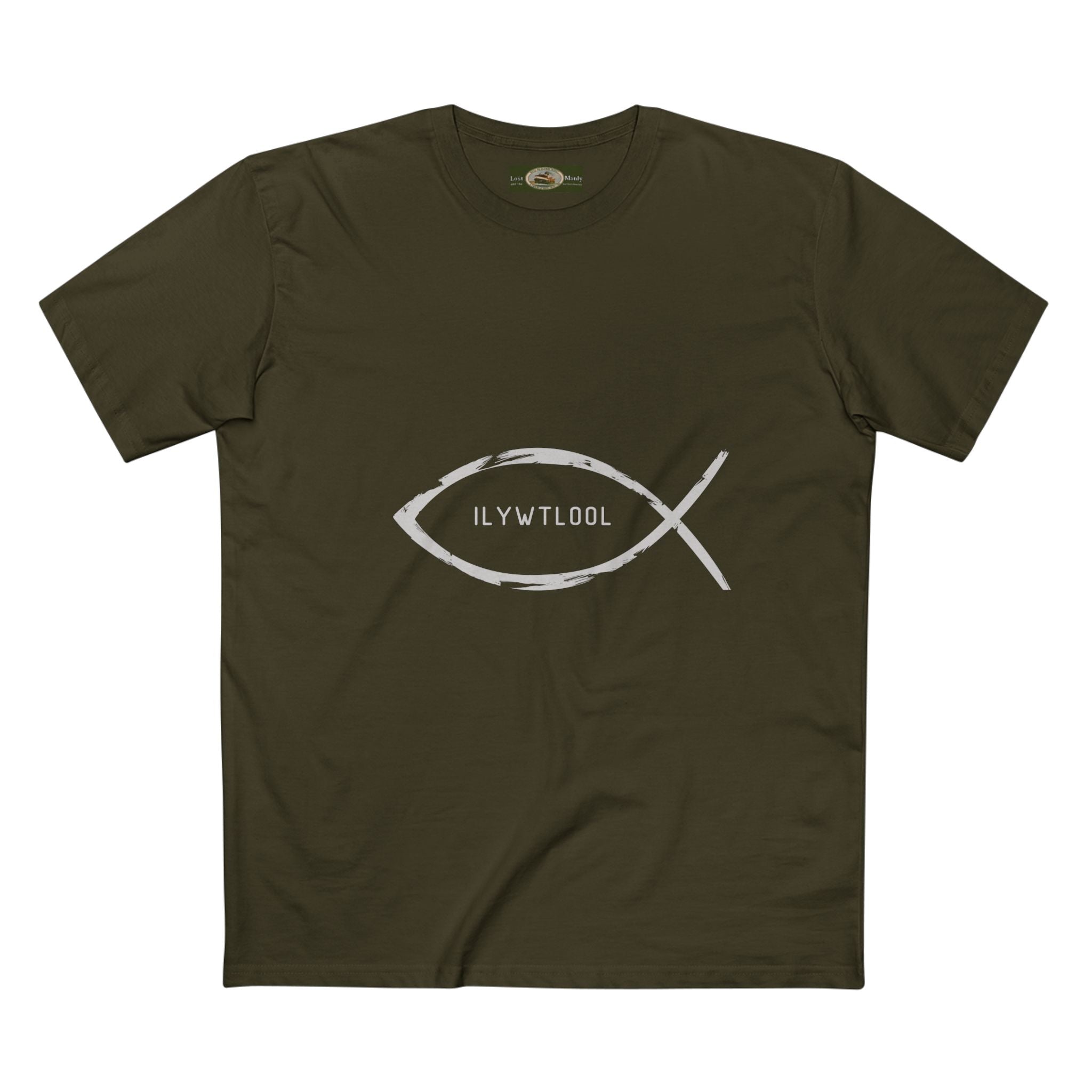 Christian Fish acronym (ILYWTLOOL) custom logo Printify