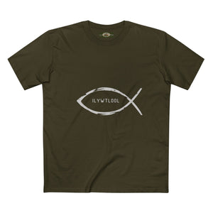 Christian Fish acronym (ILYWTLOOL) custom logo Printify