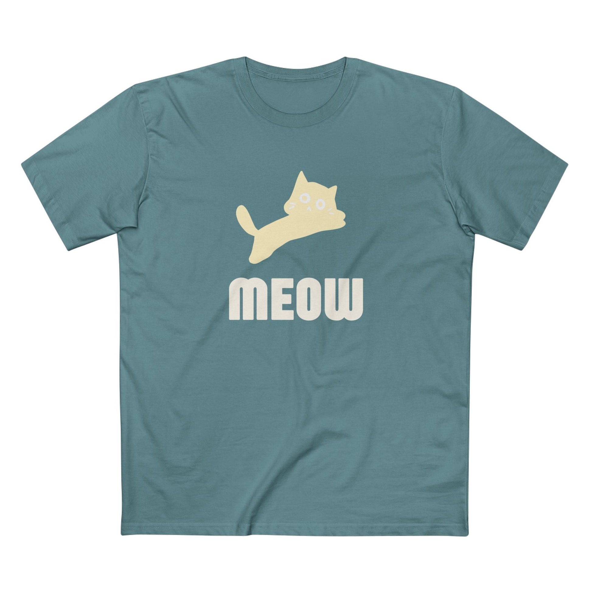 Meow Kitty Graphic Tee - Nostalgic Gen X T-Shirt, Vintage Style Tee, Gift for Generation X, Casual Wear, Retro Shirt 