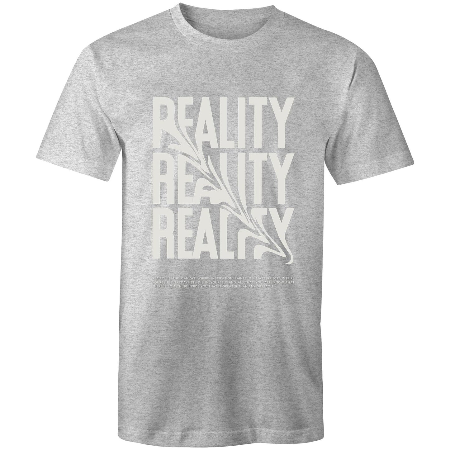 Mens T-Shirt Reality custom logo 