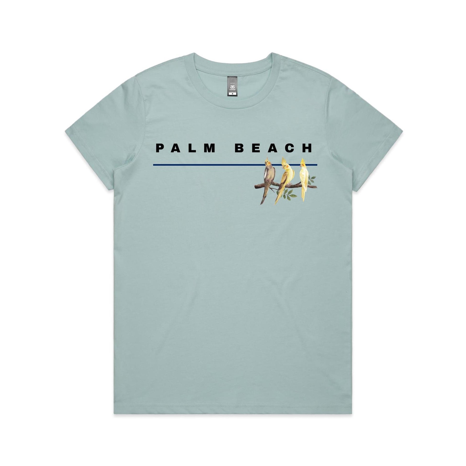 Lost Manly Custom Palm Beach Logo Edition AS Colour Women's Maple Tee - Lost Manly Shop