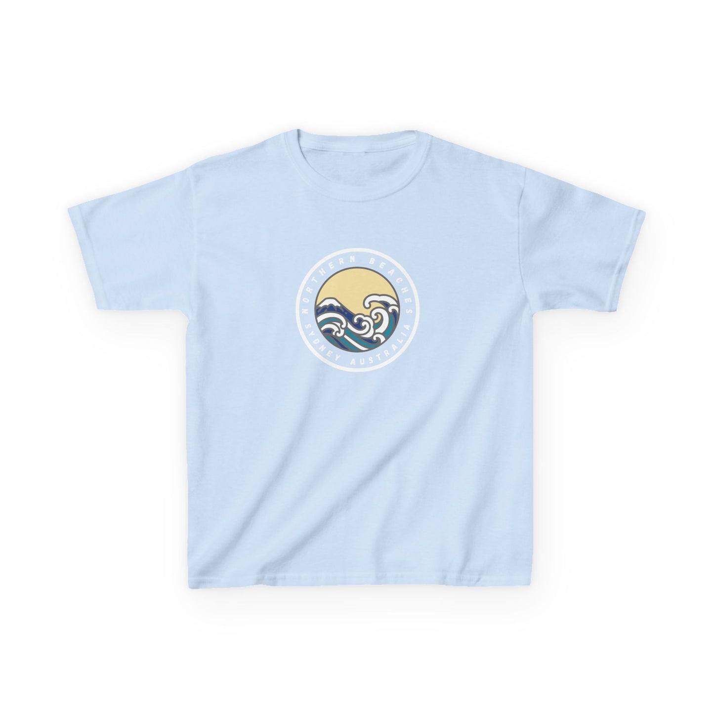 Ocean Wave Kids Cotton Tee – Northern Beaches logo