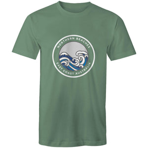 Northern Beaches East Coast Australia logo on Quality Cotton Adult T-Shirt Ogo Merch