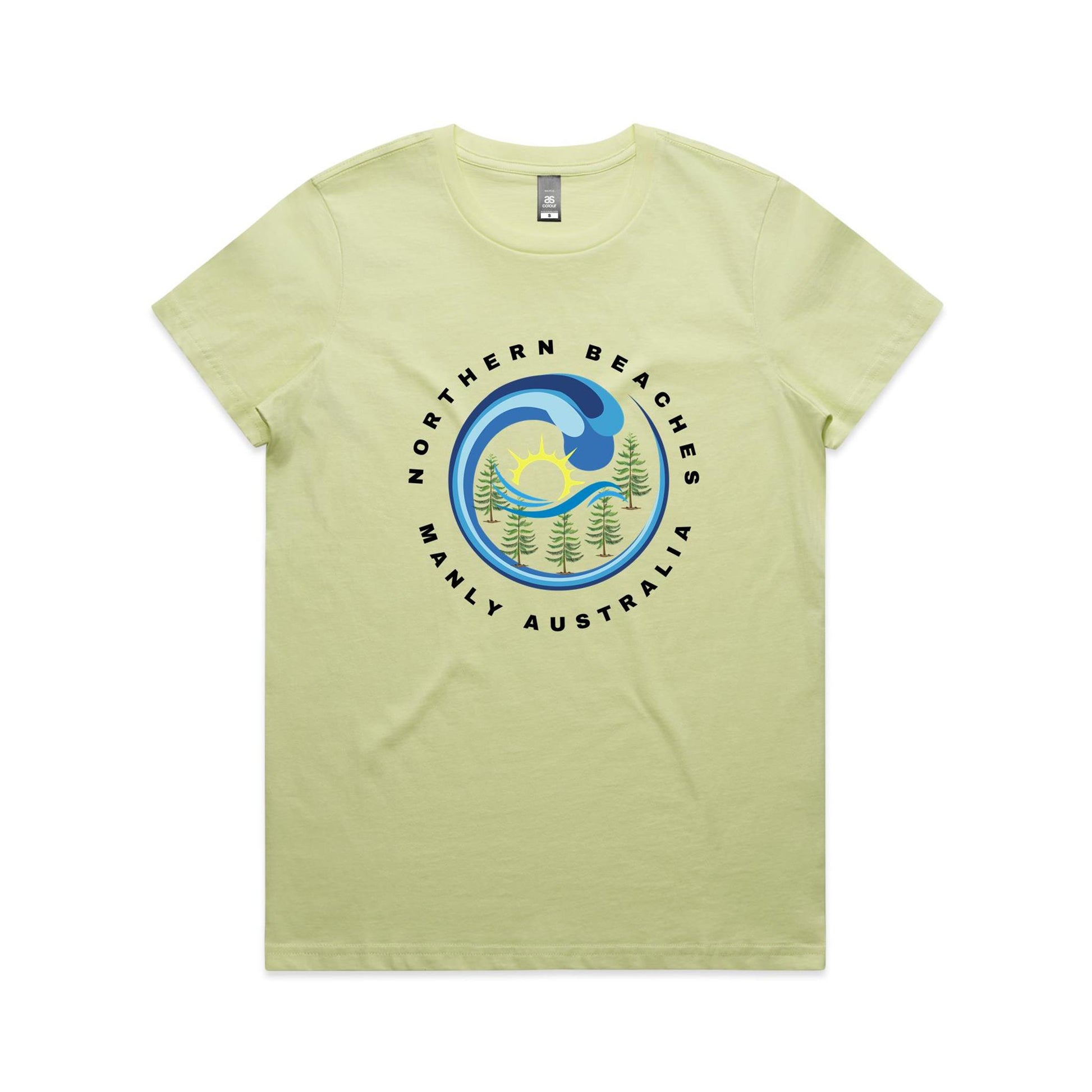 Lost Manly custom logo Manly AS Colour Women's Maple Tee - Lost Manly Shop